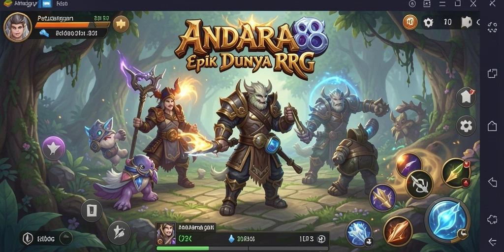 Tampilan gameplay ANDARA88 yang seru dan menantang.
