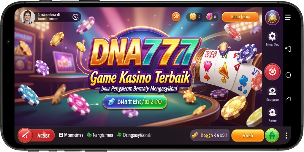 Tampilan menarik dari permainan Kasino di DNA777 yang memikat pemain.