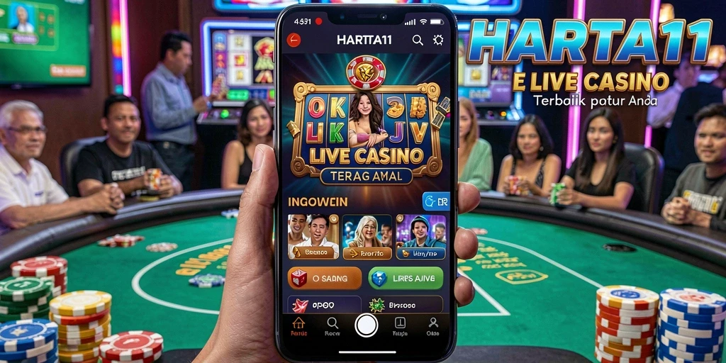 Tampilan gameplay HARTA11 yang memukau dan interaktif.