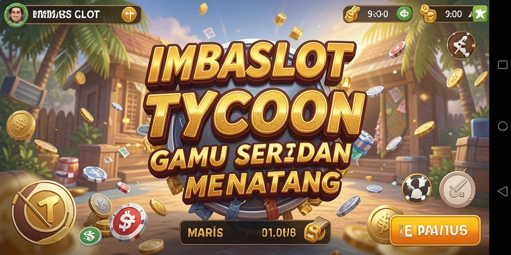 Screenshot gameplay IMBASLOT yang menampilkan suasana kasino yang dinamis.