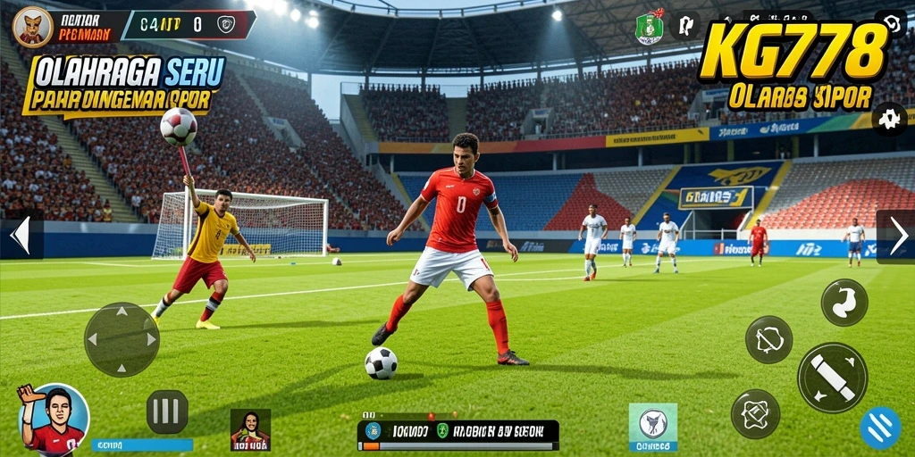 Screenshot utama KG778 menampilkan gameplay seru dalam olah raga.