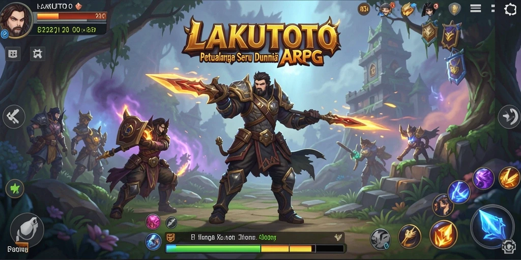 Tampilan menarik dari gameplay ARPG di LAKUTOTO, penuh aksi dan strategi.