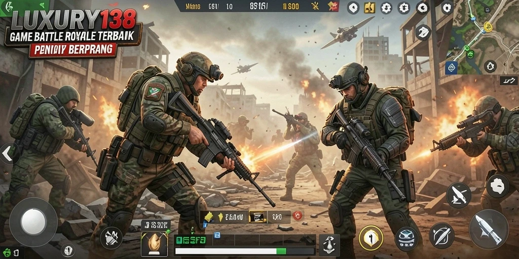 Gameplay Battle Royale yang mendebarkan di LUXURY138.