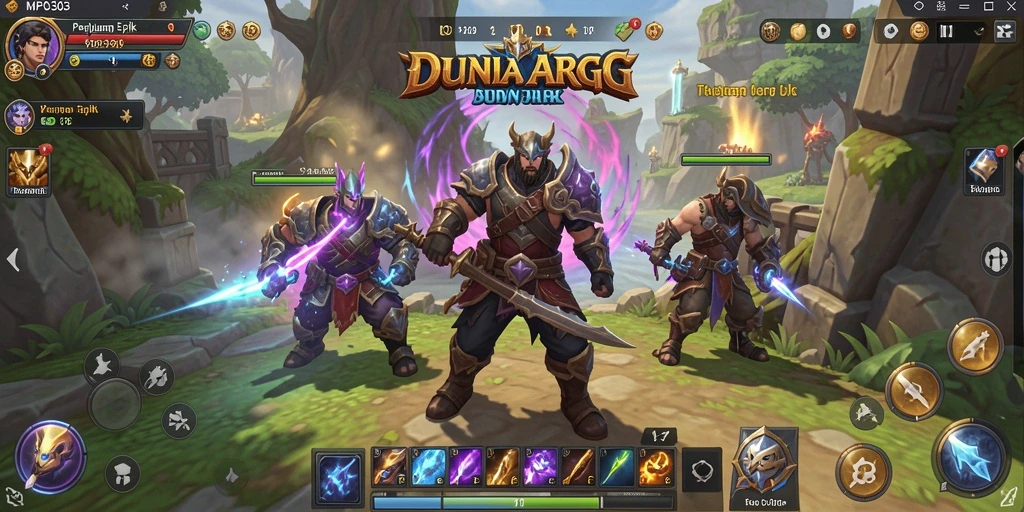 Gameplay seru dalam dunia fantasi ARPG yang mendebarkan.