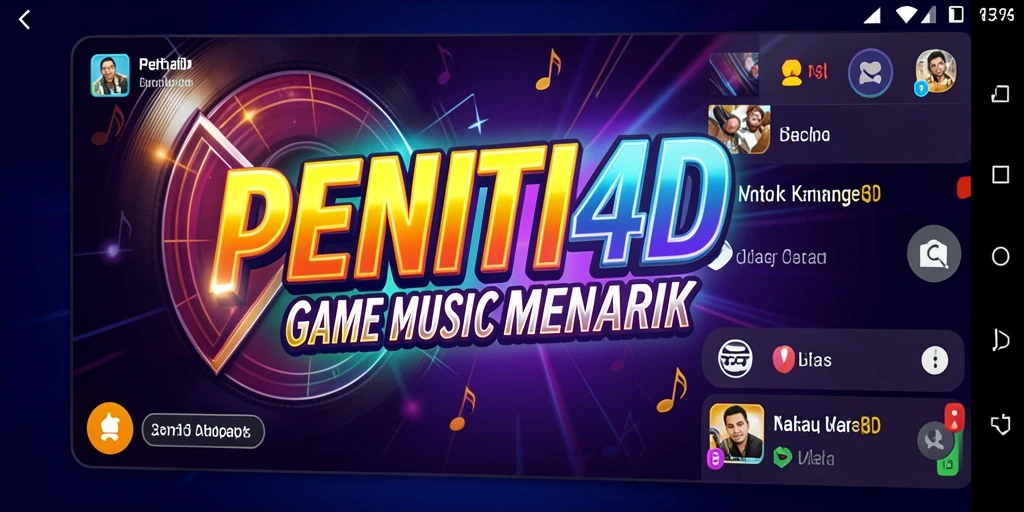 Gameplay seru PENITI4D dengan berbagai tantangan musik.