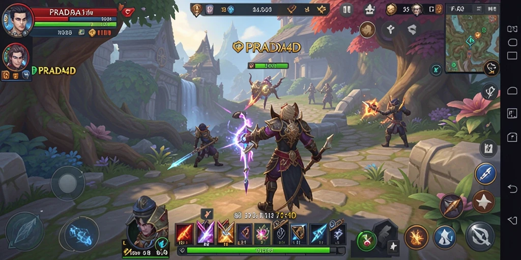 Tampilan gameplay yang menakjubkan dalam petualangan ARPG.