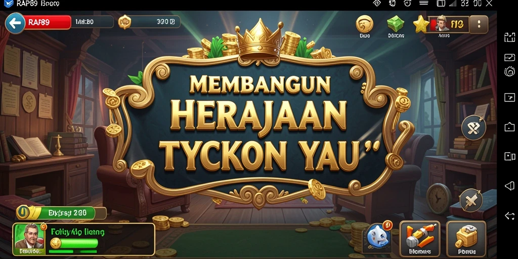Tampilan gameplay Tycoon yang menarik dan interaktif.