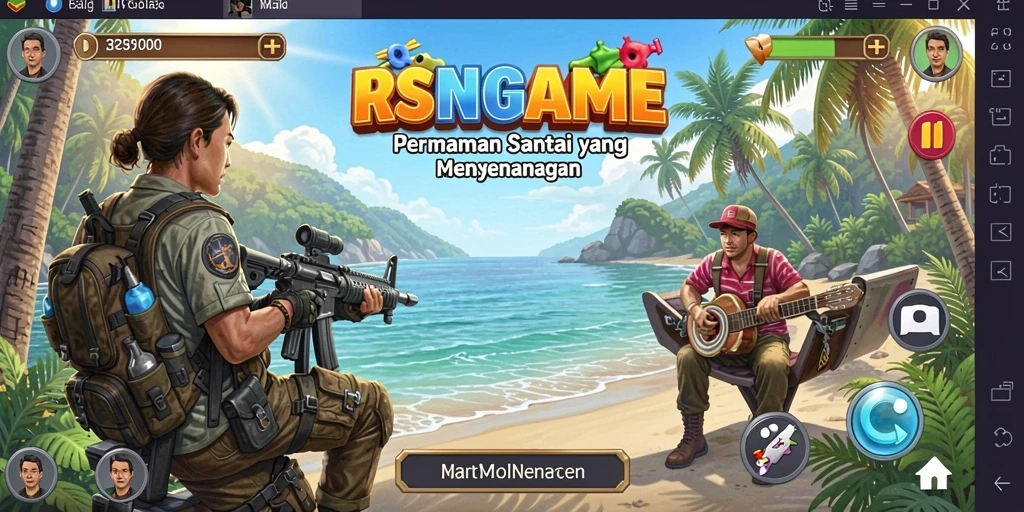 Tampilan menarik dari gameplay RSNGAME yang menghibur.