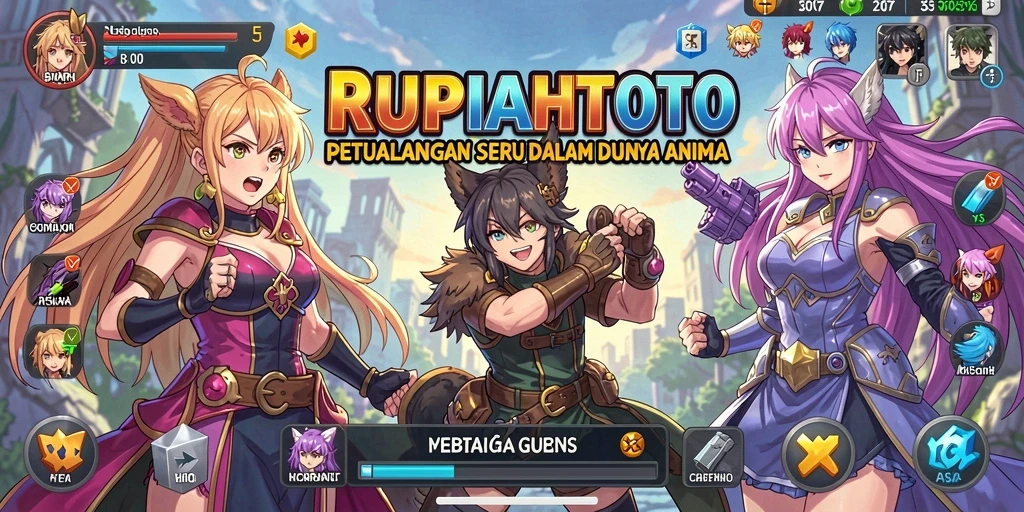 Tampilan dinamis dan menawan dari gameplay RUPIAHTOTO