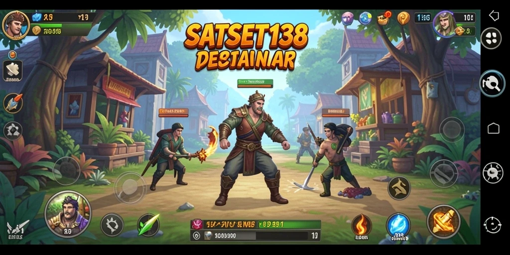Tampilan gameplay SATSET138 yang penuh strategi dan taktik.