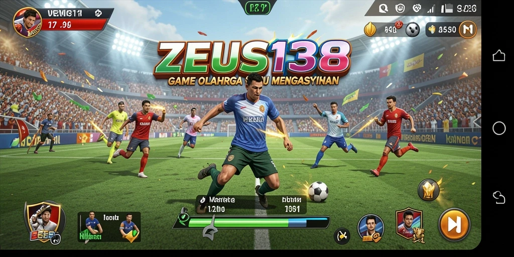 Tampilan gameplay ZEUS138 yang menakjubkan dalam aksi olahraga.